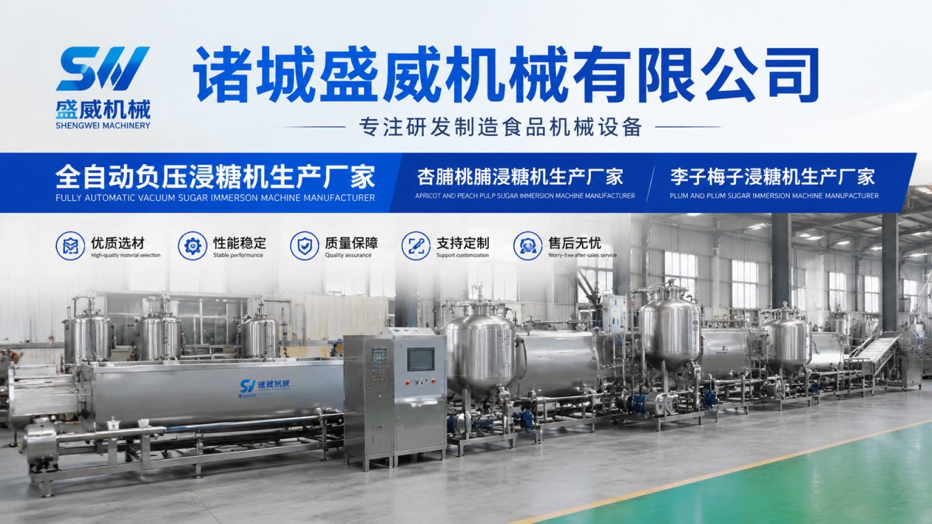 河源为果脯加工提供负压浸糖方案